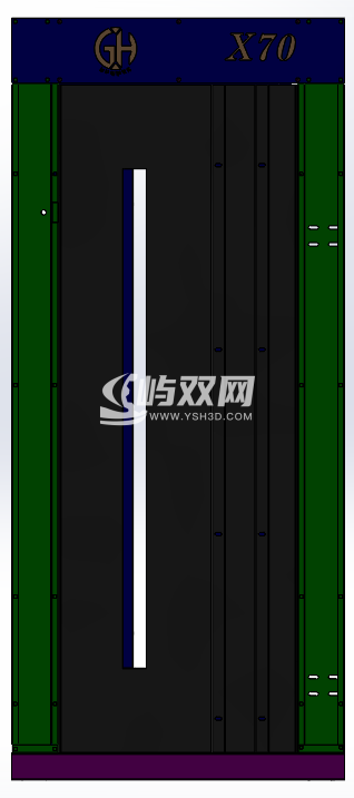 电梯门结构缩略图